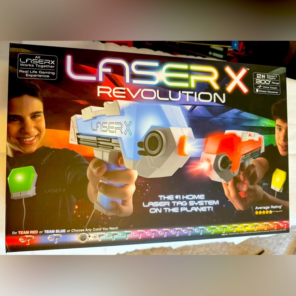 Laser X Two Player Revolution Blaster Laser Tag Gaming Set NEW
